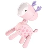 Lurrose LED Nachtlicht für Schlafzimmer Warmes Kleiner Nachtlicht mit Flexiblem Kopf Cartoon...