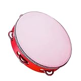 Tambourine für Erwachsene | Handtrommel für Erwachsene, 8 Zoll Professionelle Tamburinen,...
