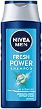 NIVEA MEN Fresh Power Shampoo mit Menthol, Haarshampoo ohne Silikone erfrischt und stärkt Kopfhaut...