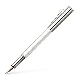 Graf von FABER-CASTELL 145560 - Füllfederhalter Classic, platiniert, Federbreite M