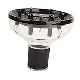 PartyKindom PC transparentes Haartrockner Schutzcover Hitzebeständig Diffusor aufsatz für...