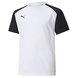 PUMA Unisex Baby Teampacer Jersey Jr T-Shirt, Weiß, PU, 10 Años