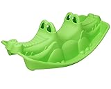 Ondis24 Krokodil Wippe für Kinder – robuste Kinderwippe für draußen, 3-Sitzer bis 150 kg –...