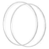 TOYZFRIENDY 2 Stück Transparent Trommelfell Schlagzeug Zubehör Trommel Ersatz Haut für Reparatur...