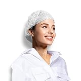 Einweg-Bouffant-Kappen, Haarkopf-Abdeckung, Netze, 53,3 cm, für Gastronomie, Krankenschwestern,...