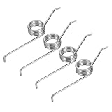MAGICLULU 4 Stück Torsionsfedern für Abfalleimer Ersatzteile für Mülltonnen Deckel Einfache...