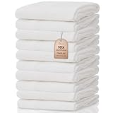 NatureMark® 10er Pack Mulltücher | Mullwindeln | Stoffwindeln 100% Baumwolle | Premium QUALITÄT...