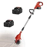 Akku-Gartenfräse, 21 V Akku-Gartenfräse mit 4000 mAh Akku, mit 1 oder 2 Akkus - Elektrische...
