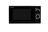 Sharp R200BKW Solo-Mikrowelle / 20 L / 800 W / 5 Leistungsstufen / Timer von 35 Minuten bis 00...