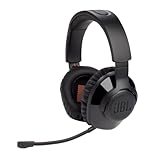 JBL Quantum 350 Over-Ear Gaming Headset – Wireless 2.4 GHz und USB-C-Anschluss – Mit abnehmbarem...