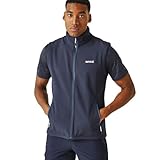 Regatta Männer Bradwell III' Full Zip Wind Resistant Softshell Gilet Westen, Navy, Large