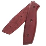 LOORGVEL Küchenmesser Ersatzgriff 13,4cm Holzgriff Mit Ergonomischem Design Und Stoßfestigkeit...