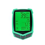 Yhenlovtt Wasserdichter Computer mit LCD-Hintergrundbeleuchtung, kabelgebundener Tacho und...