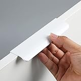 HY HUIJUN Verdeckte griffe für Küchenschränke,2 Stück Schrankgriffe Aluminium Helles...