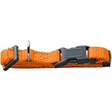 HUNTER Halsung London Vario Basic | Orange | Größe 24-36/S | mit Sicherheitsverschluss | weich &...