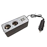 Auto-Schnellladegerät-Splitter, Schnelllade-Autoadapter,Adapter Ladegerät Splitter Dual 2.0A USB...