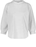 Taifun Damen Shirt mit Glitzer-Effekt 3/4 Arm, Ballonärmel T-Shirt 3/4 Arm Rundhals Shirt Melange,...