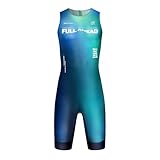 NUCKILY Triathlon-Anzug für Herren, Teenager, Einteiler, Trisuit, leicht, Renn-Skinsuit,...