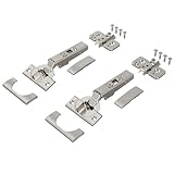 Blum 2 x CLIP top Möbel Scharnier 110°, gerade mit Feder, Eckanschlag + BLUM CLIP Exzenter...