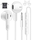 Kopfhörer mit Kabel, 3,5mm Klinke In-Ear Kopfhörer für Samsung, Hochauflösende Headset mit...