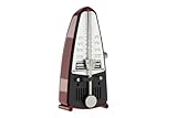 Wittner Metronom Taktell Piccolo Serie 830 - Kunststoffgehäuse - Ohne Glocke - Rubinrot -...