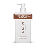 Native Shampoo für Frauen & Männer - ohne künstliche Duftstoffe oder Mineralöle - Kokosnuss- &...