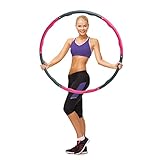 Ocean 5 Crazy Hoop Light Hula Hoop Reifen | 1,5 kg Hula Hoop Reifen Erwachsene mit Schaumstoff |...