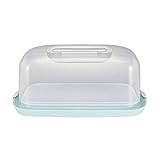 keeeper Kastenkuchenbehälter mit Servierplatte, BPA-freier Kunststoff, 43 x 25 x 18 cm, Gino,...