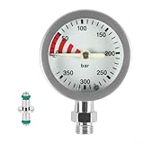 Unterwasser-Manometer für Tauchen mit 360 Grad drehbarem Leuchtzifferblatt und schützendem...