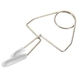 EXQUIMEUBLE Flötenreparaturclip aus Edelstahl mit Gummikappe Flötenwartungswerkzeug für...