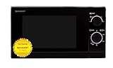 SHARP R200BKW Solo-Mikrowelle, 800 W, 5 Leistungsstufen, Timer von 35 Minuten bis 00 Sekunden,...