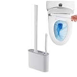 Silikon -Toilettenbürste - Bürste mit Stütz- und Entwässerungsdesign | WC -Bürsten ohne Löcher...
