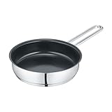 Berndes Mini Bratpfanne 16 cm Edelstahl PFAS-frei – kleine Bratpfanne – Induktion geeignet –...