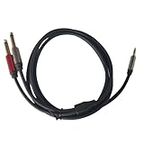 JSGHGDF 5 Mm Auf 6 35 Mm AUX PC Kopfhörer Mixer Verstärker 3 5 Auf Doppel-6 5-Kabel