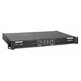 Vonyx VDA1000 PA Verstärker Endstufe 1000 Watt, mit 3-Band-Equalizer, 2 Kanal DMX Kombi Input,...