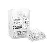 Ersatz Radiergummis, 140 Pcs Ersatzradiergummis für Elektrischer Radiergummi Stift...