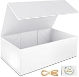 eascity 1 Pack Geschenkbox, 24x15x7,5cm Geschenkboxen für Presents with Lids Magnetic Closure...