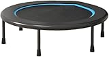40' Faltbares Trampolin, Leises Mini-Fitness-Trampolin Mit Handlauf, Bungee-Seil-Design-System,...