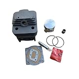DNDJJM Kompatibel mit 40F-5 Zylindersatz 40 mm 1E40F-5 40-5 2-Takt Freischneider Trimmer Schnecke...