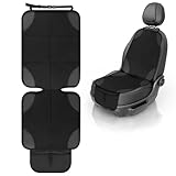 RISVOWO Autositzschoner Kindersitzunterlage, Autositzauflage zum Schutz Autositze, rutschfest...