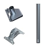 Wegiwuca Robuste Wand/Dachmontage Mit Verstellbarem Winkelrohradapter Für Satelliten Und...