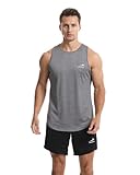 Herren Tanktop, schnell trocknende Trainingshirts, Muskel Fitness Bodybuilding Laufshirt Fitness...