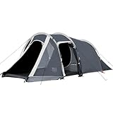 TIMBER RIDGE Zelt 2-3 Personen Camping wasserdicht 3000mm Tunnelzelt mit Vorzelt Familienzelt...