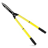 Heckenschere, 56-73cm Gartenschere Groß, Astschere und Baumschere, Karbonstahlschere mit PVC Griff,...