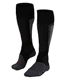 FALKE Damen Skisocken SK1 Comfort W Kh Wolle Funktionsmaterial warm dick 1 Paar, Schwarz Black-Mix...