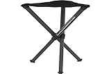 Walkstool - Modell Basic - Schwarz - 3-Beiniger Klapphocker aus Aluminium - Sitzhöhe 50 cm -...