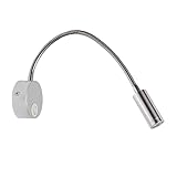 Operitacx LED Nachttischlampe mit Schalter Augenschutz Leselampe für Schlafzimmer Tragbare LED...