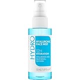 Catrice Hydro Hyaluronic Face Mist, Fixierspray, Transparent, feuchtigkeitsspendend, pflegend,...