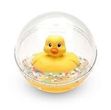 Fisher-Price WaterMates Entchenball, Lustige Ente in Kugel mit Konfetti, Baby Spielzeug, Spielball,...