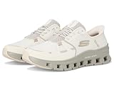 Skechers Glide-Step Pro Herren-Sneaker zum Reinschlüpfen, Natürlich, 42.5 EU Weit